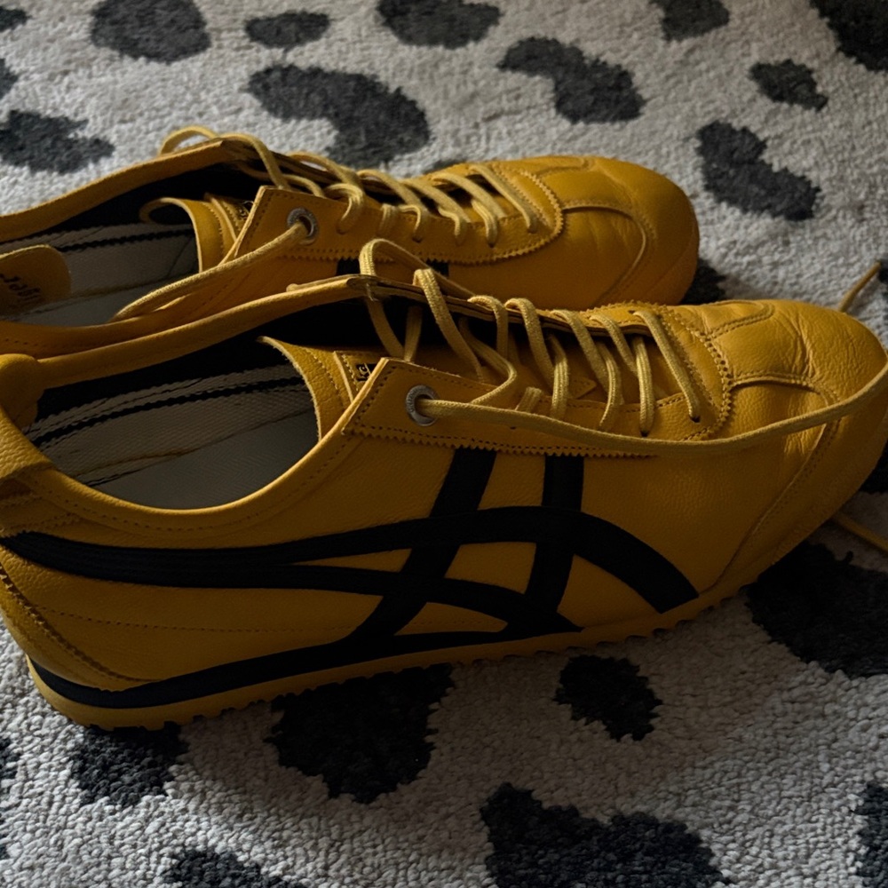 Onitsuka Tiger by Asics Yellow and Black Sneakers